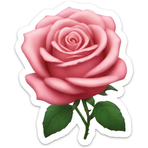 Rose sticker