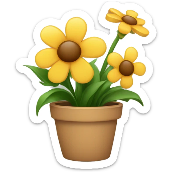Flowers sticker