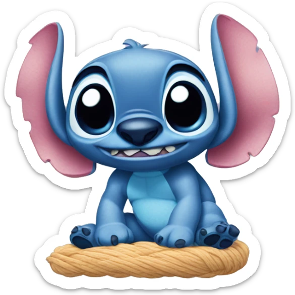 Stitch from lilo and stitch sticker