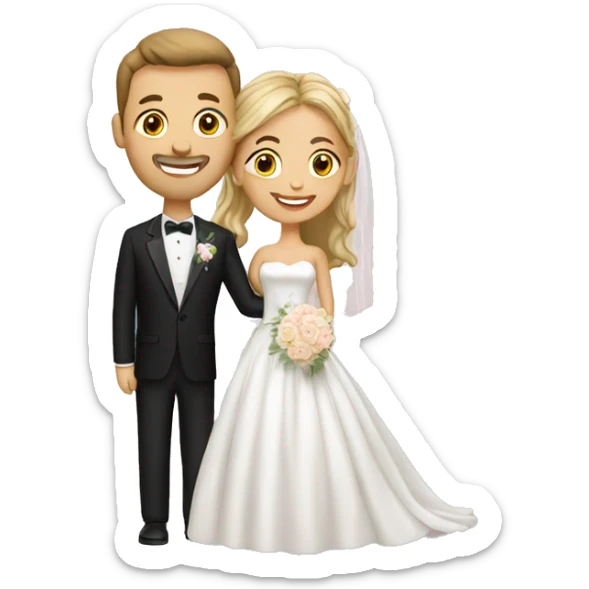 wedding sticker