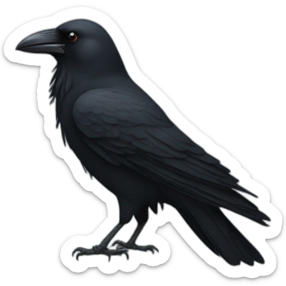 crow sticker