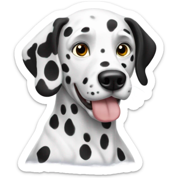 dalmatian  sticker