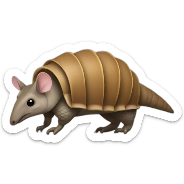 Armadillo sticker