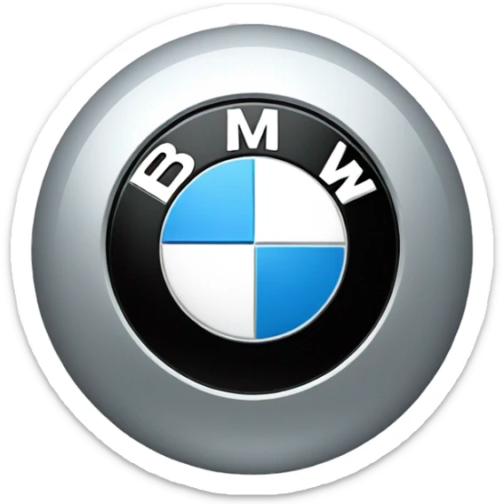 Bmw logo sticker