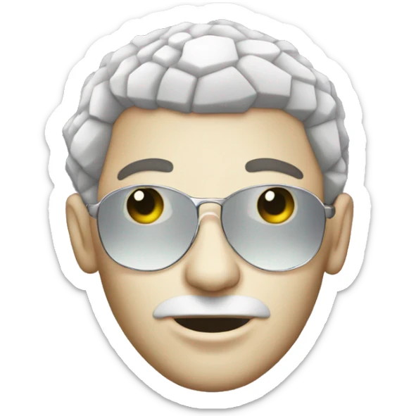 a man with a white skin color in the form of a disco ball



 sticker