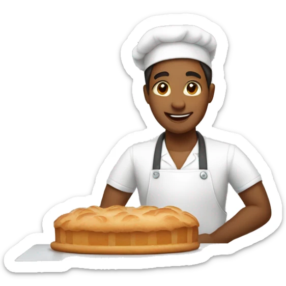 bakery employee sticker