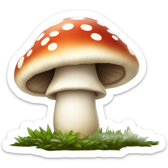 mushroom sticker