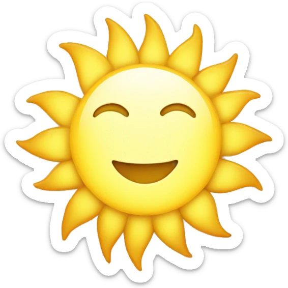 Sun Light  sticker