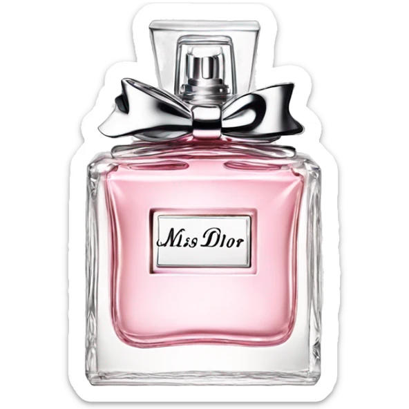 Miss dior perfume sticker