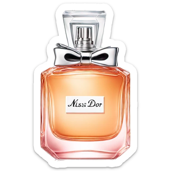 Miss dior perfume sticker