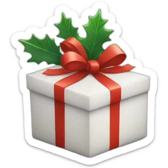 christmas gift sticker