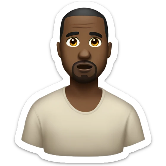 kanye west sticker
