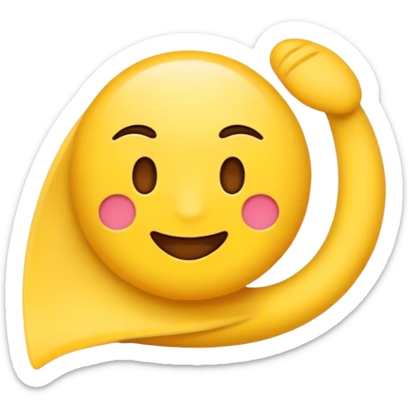 necesito crear un emoji que tenga estas letras "UAT1" con fondo Amarillo sticker