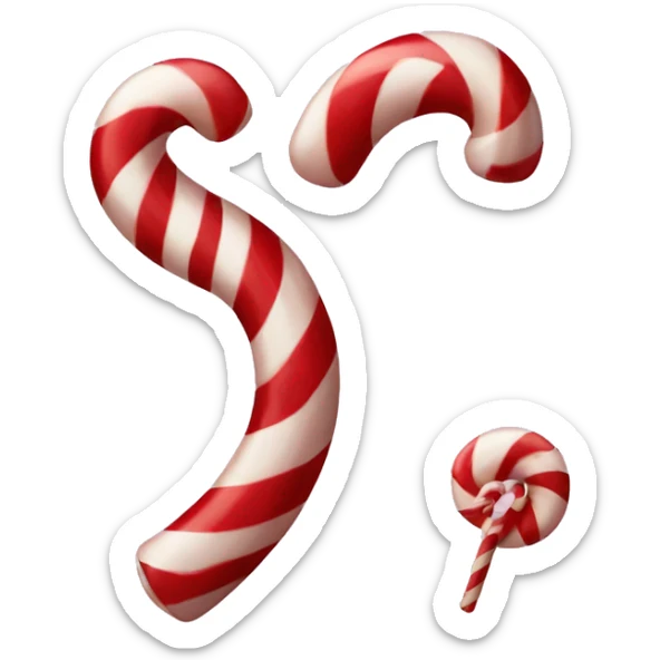 Candy cane  sticker