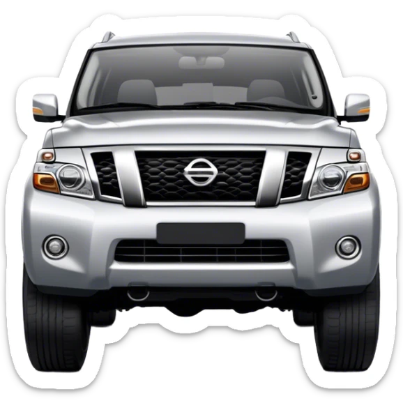 Nissan Patrol y62 - Nissan (Model Year: 2022) (Iconic colour: Silver) sticker
