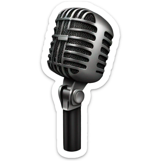 Microphone  sticker
