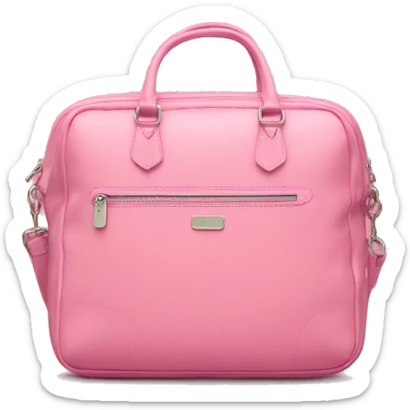 Bag pink sticker