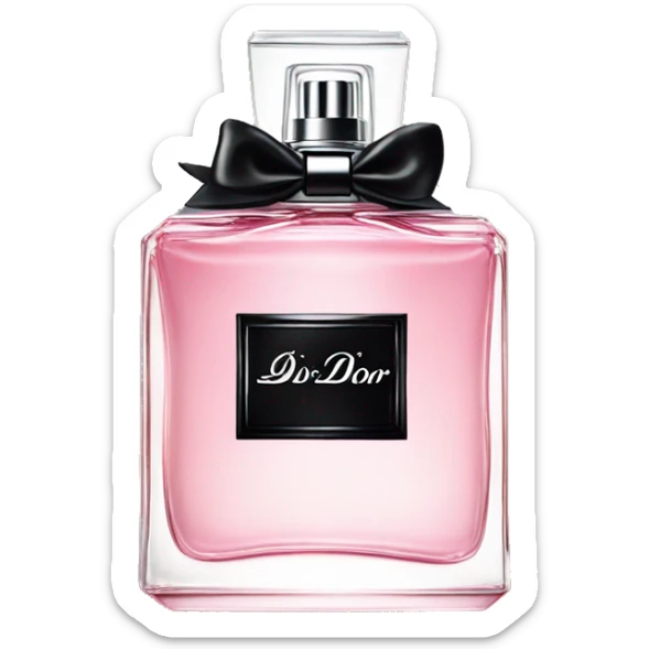 Miss dior perfume sticker
