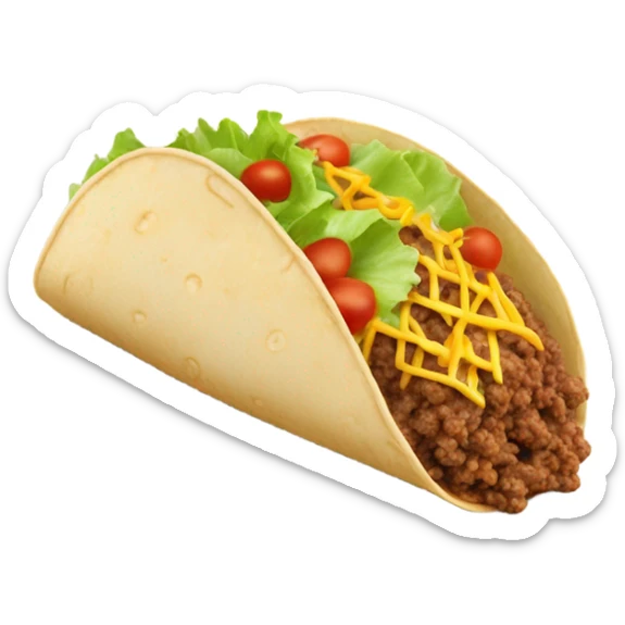 Taco sticker