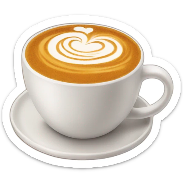 Pumpkin latte sticker