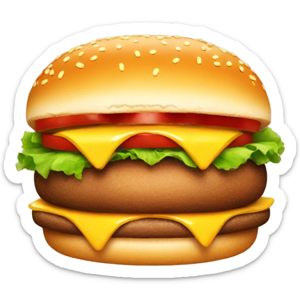burger sticker