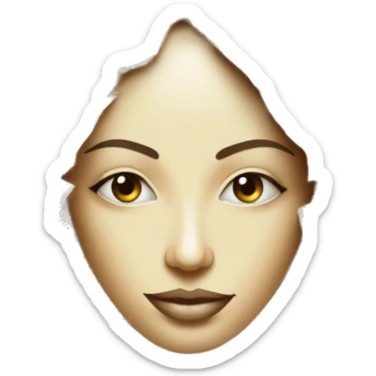  Hemp 420 lady face made of 420 origami newspaper roses hemp leaves lantern fairy lights burning paper and hemp leaves in hair  sticker