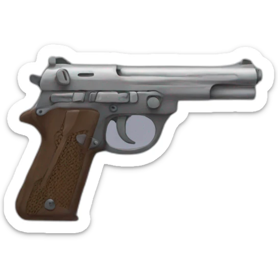 Gun sticker