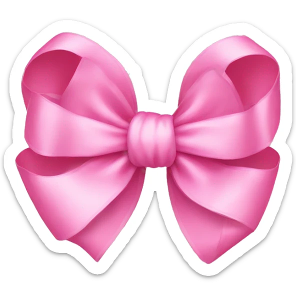 Pink bow  sticker