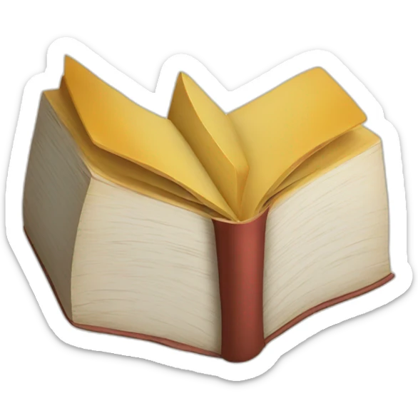 Book with face sticker