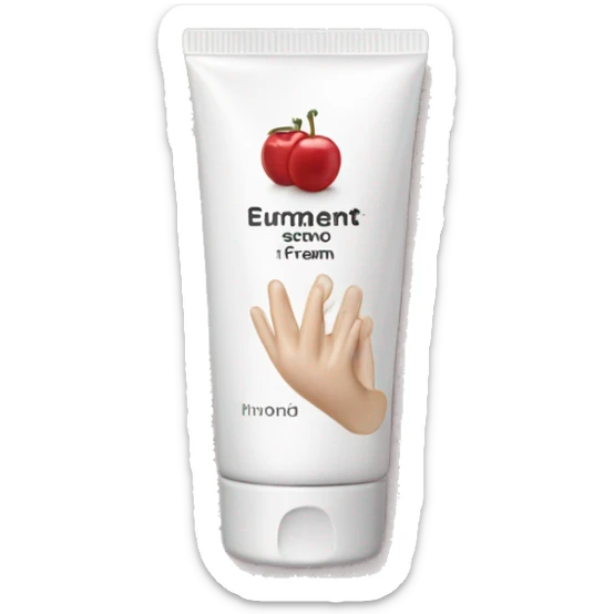 hand cream sticker