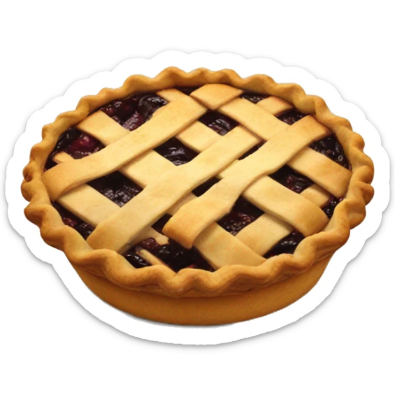 Pie sticker