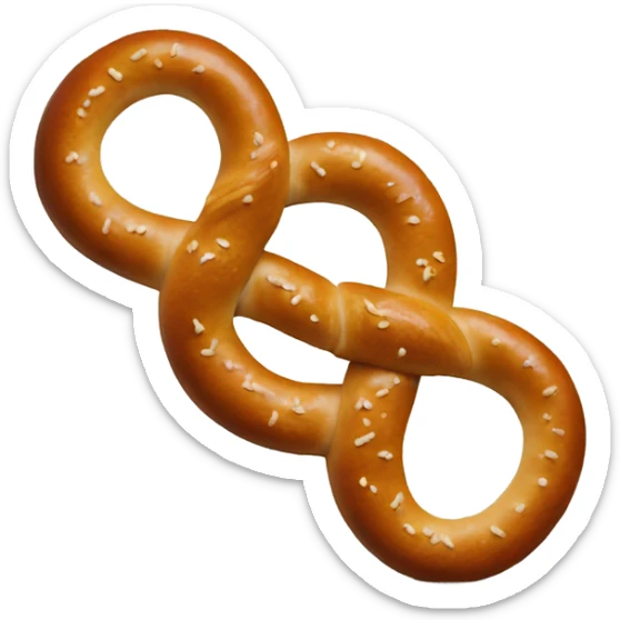 pretzel sticker