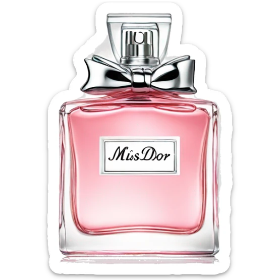 miss dior perfume sticker