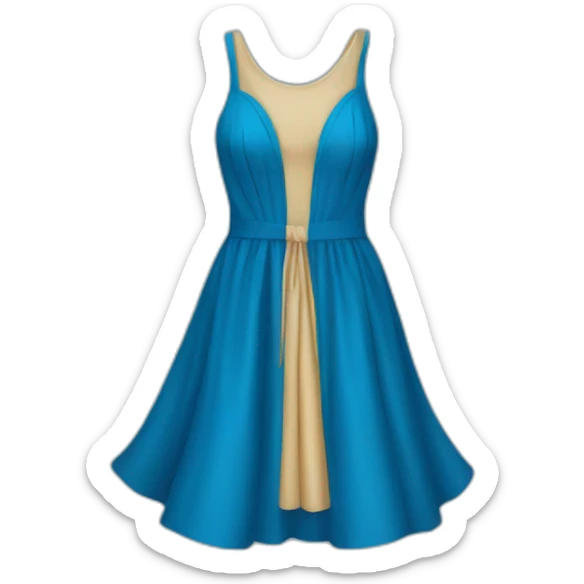 BLUE DRESS S sticker