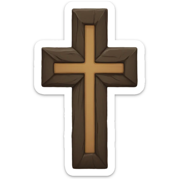 Cross sticker