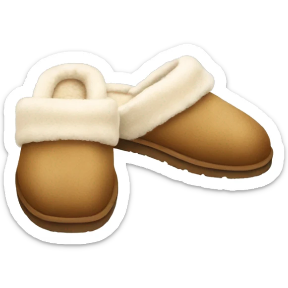 Ugg slippers sticker