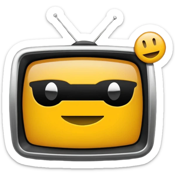 un gif texte qui défile  "BREAKSTYLEZ TV"  change de couleur sur fond noir sticker