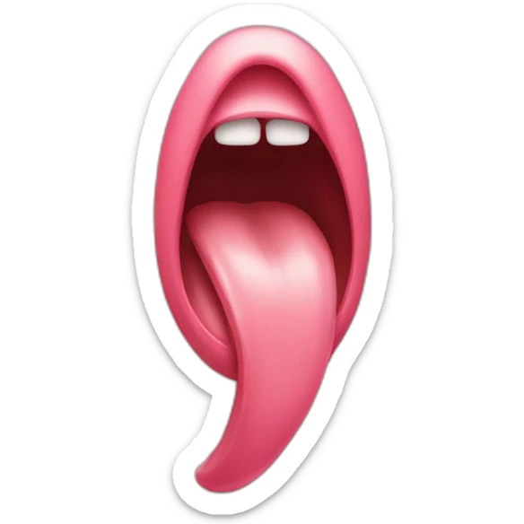 tongue sticker