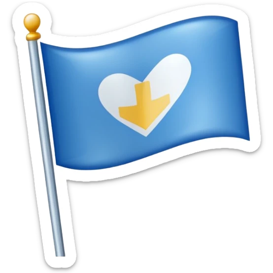 I want to create my own flag. That looks like a verified badge for Instagram. sticker