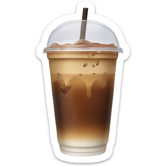 Iced coffee sticker