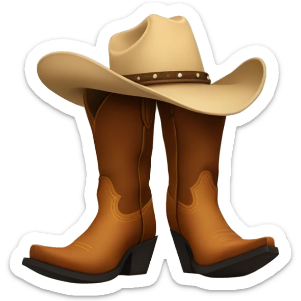 Cowboy boots  sticker