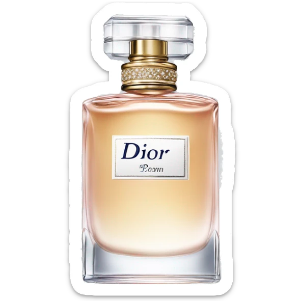Dior parfum sticker