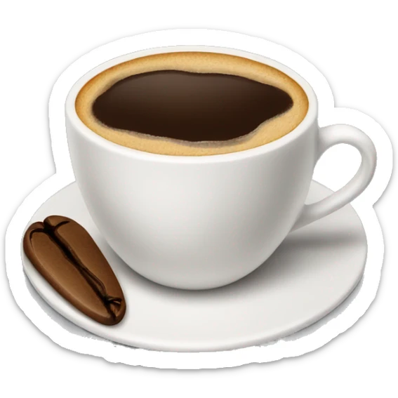 Cup of coffee sticker