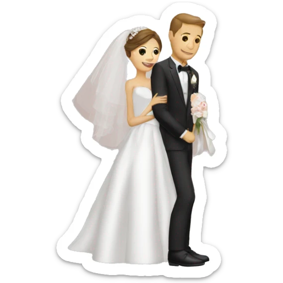 wedding sticker
