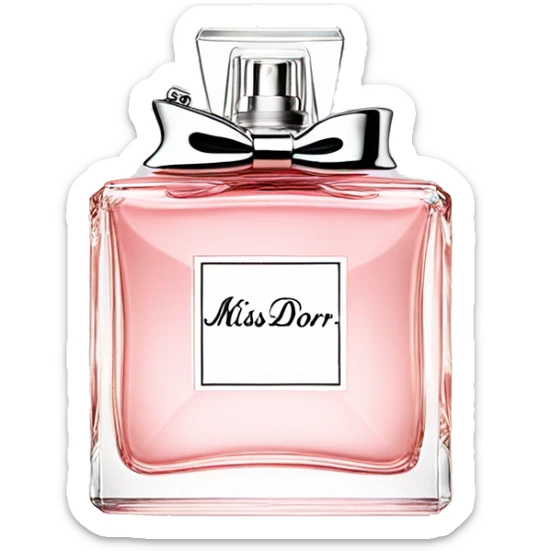 Miss dior perfume sticker