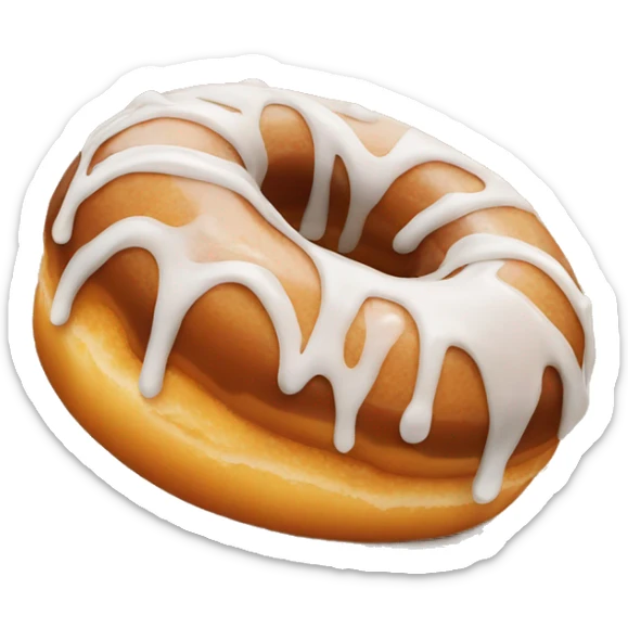 cinnamon donut sticker