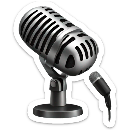 Microphone  sticker