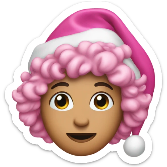 Pink Christmas  sticker