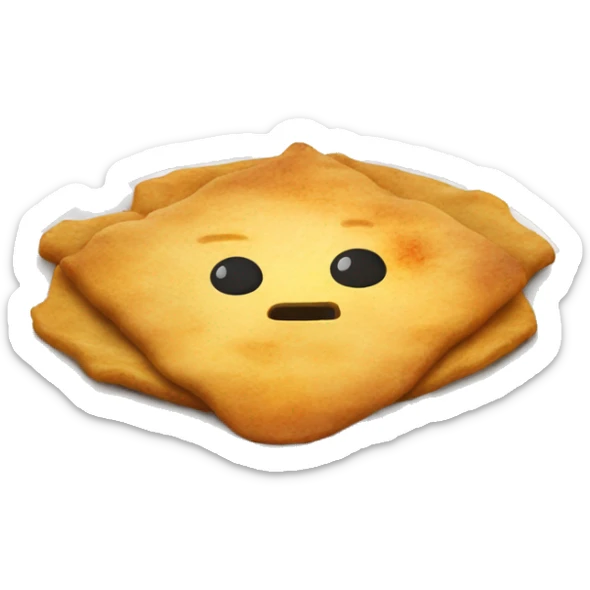 food emoji of Indian dish pad bhaji on a plate sticker