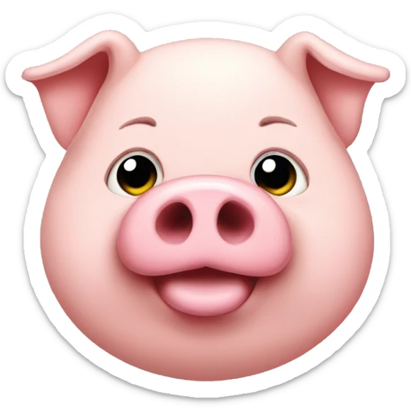 fat pig sticker